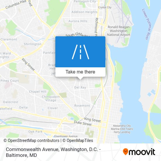 Commonwealth Avenue map
