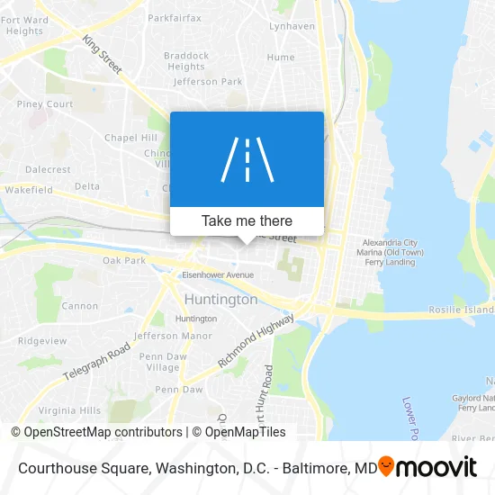 Courthouse Square map