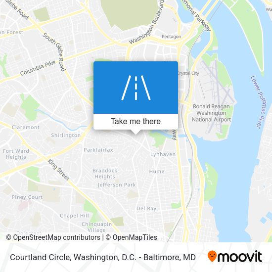 Mapa de Courtland Circle