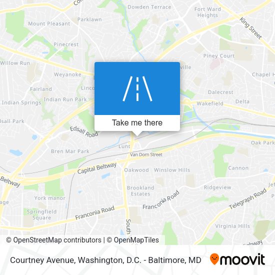 Mapa de Courtney Avenue