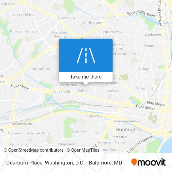 Mapa de Dearborn Place