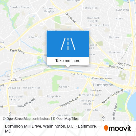 Dominion Mill Drive map