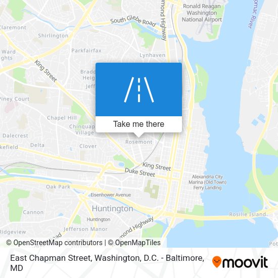 Mapa de East Chapman Street
