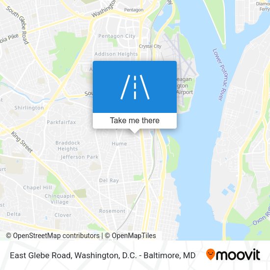 Mapa de East Glebe Road