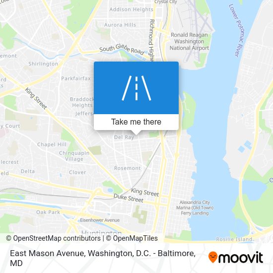 East Mason Avenue map