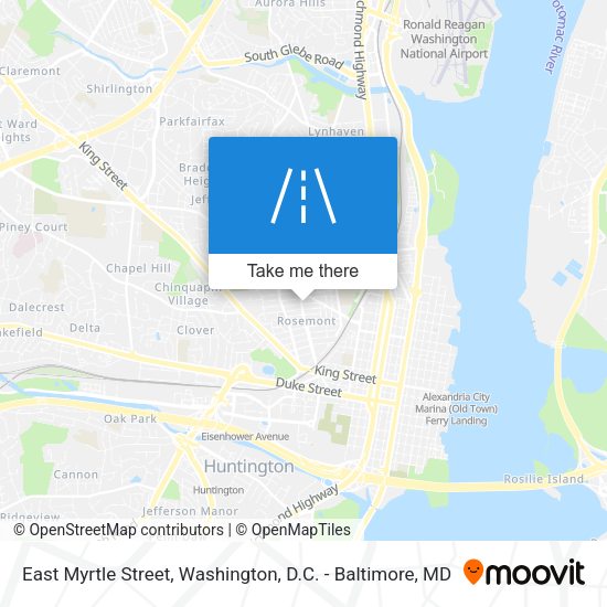 Mapa de East Myrtle Street