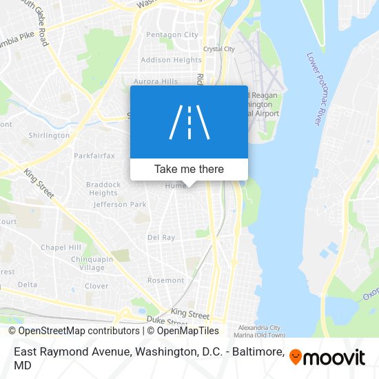 Mapa de East Raymond Avenue