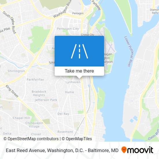 Mapa de East Reed Avenue