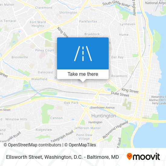 Mapa de Ellsworth Street