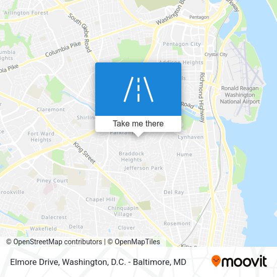 Mapa de Elmore Drive