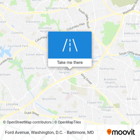 Ford Avenue map