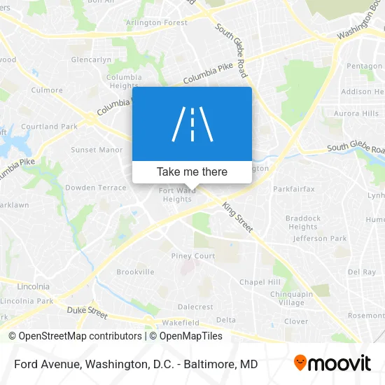 Mapa de Ford Avenue