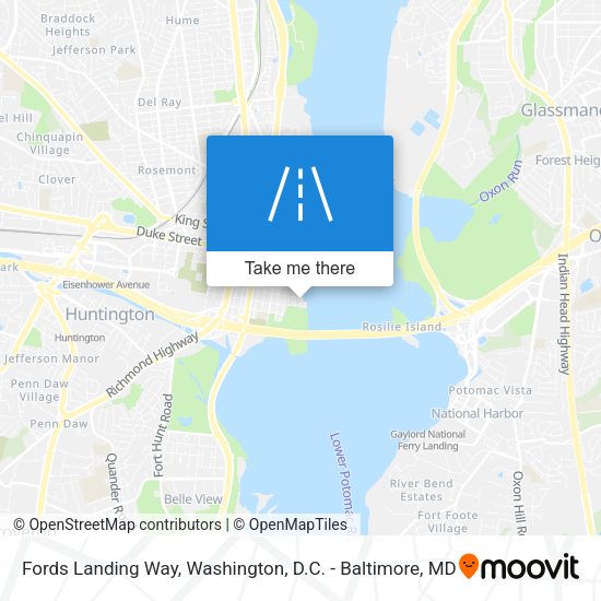 Fords Landing Way map