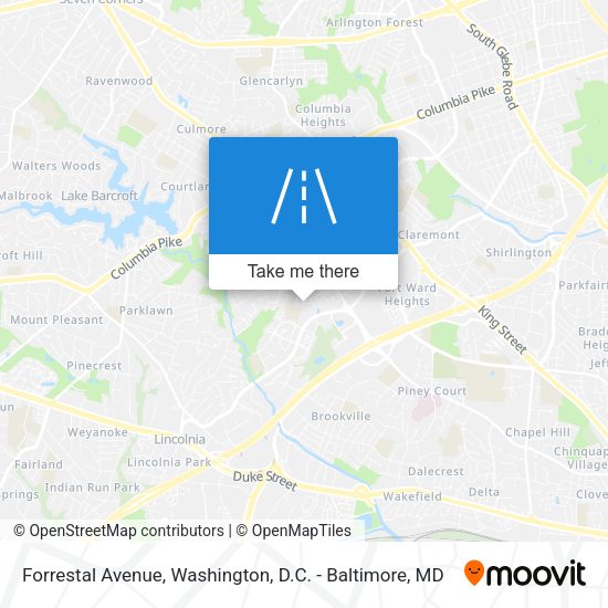 Mapa de Forrestal Avenue