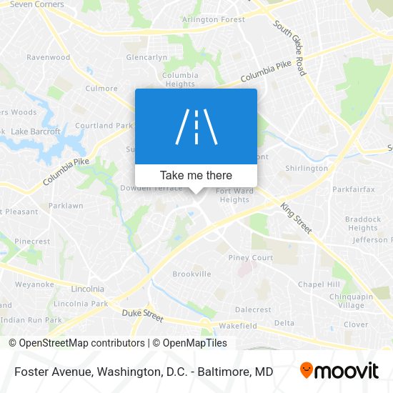 Foster Avenue map
