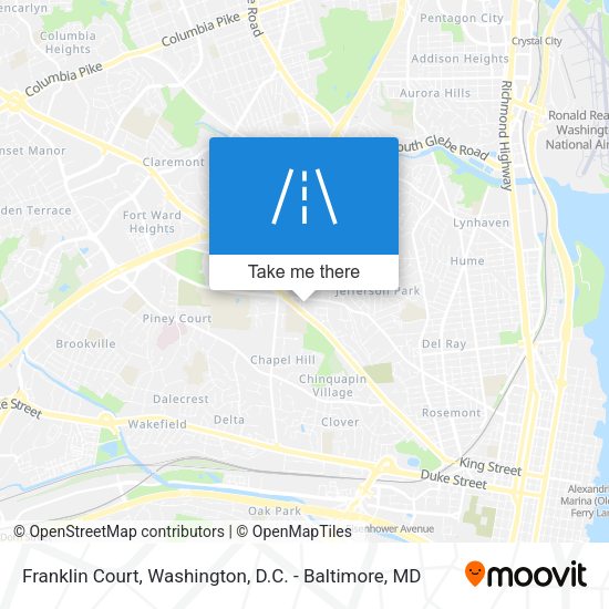 Franklin Court map