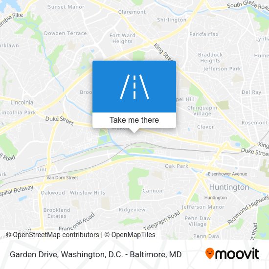Garden Drive map