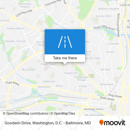 Mapa de Goodwin Drive