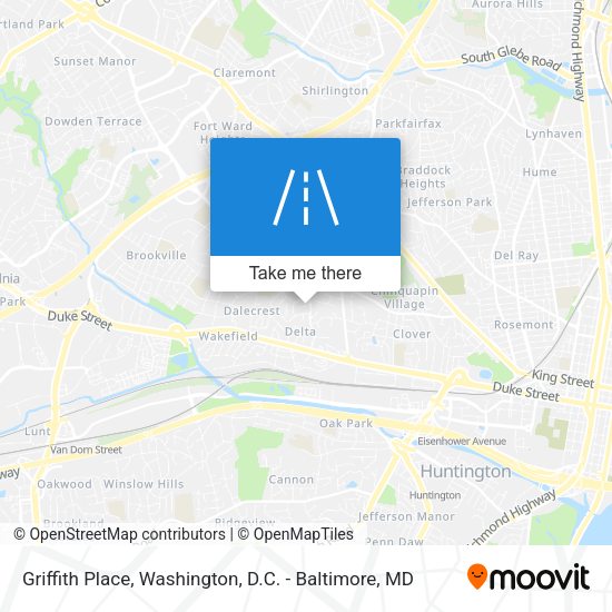 Griffith Place map