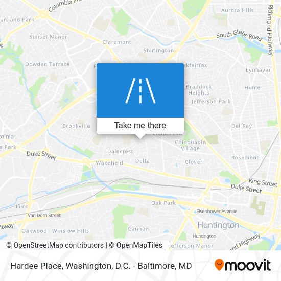 Hardee Place map