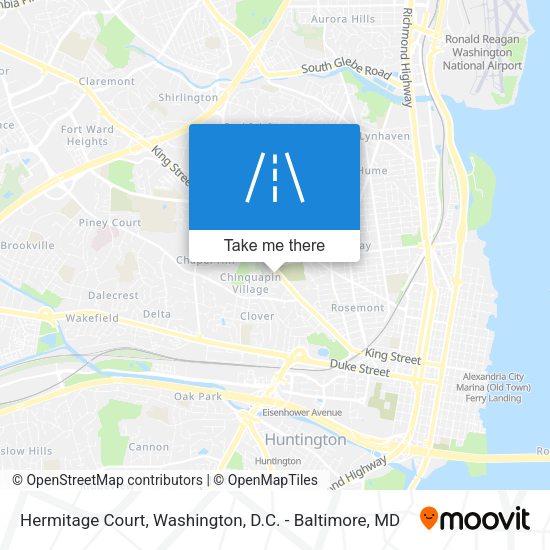 Hermitage Court map