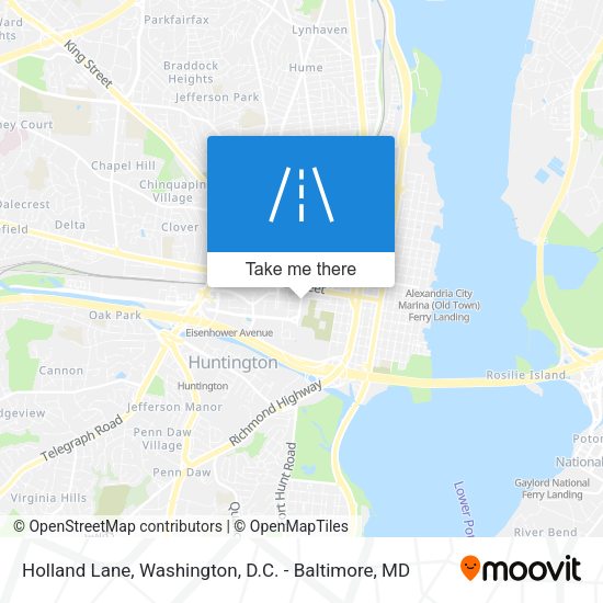 Mapa de Holland Lane