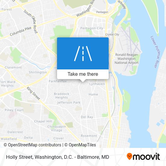 Holly Street map