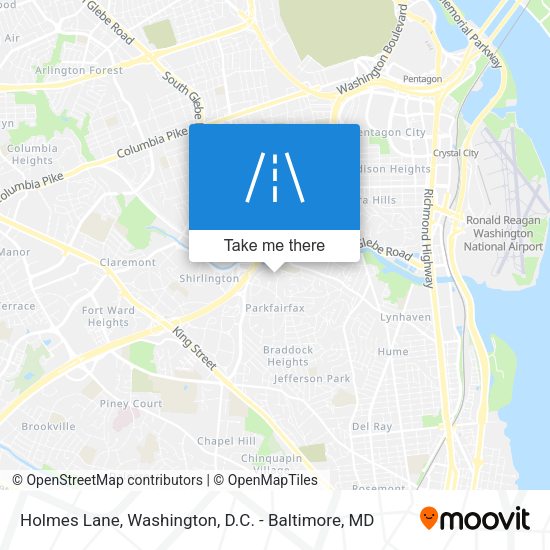 Holmes Lane map