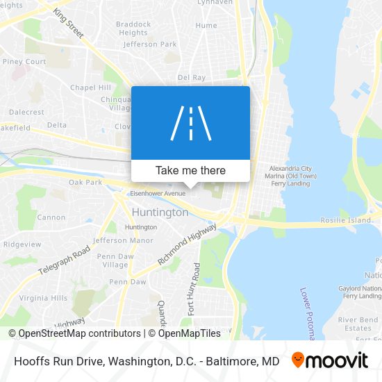 Mapa de Hooffs Run Drive