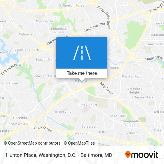 Hunton Place map