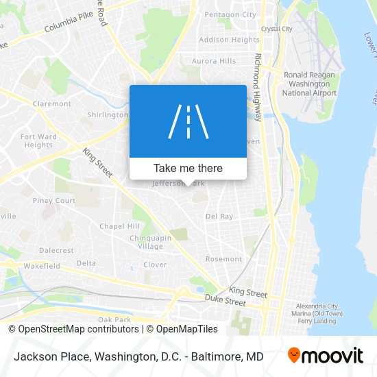 Mapa de Jackson Place