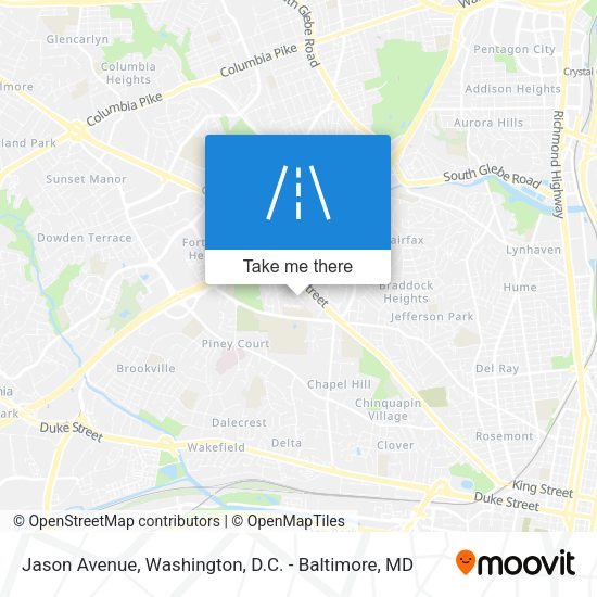 Mapa de Jason Avenue