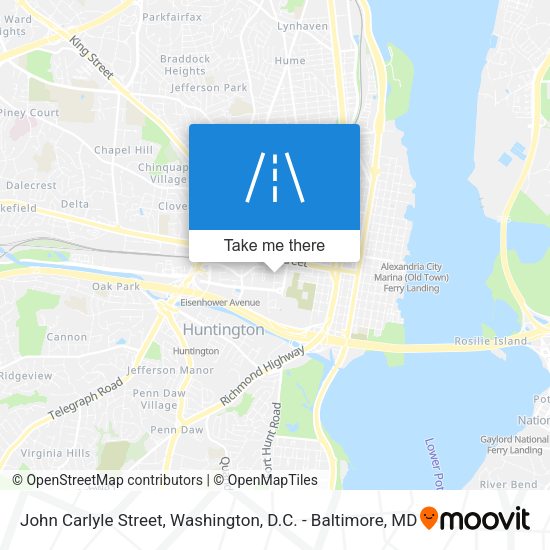 John Carlyle Street map