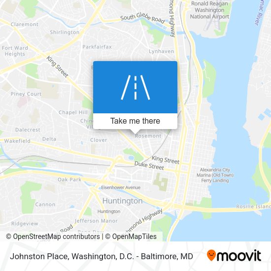 Johnston Place map
