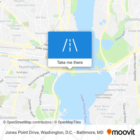 Jones Point Drive map