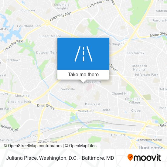 Juliana Place map