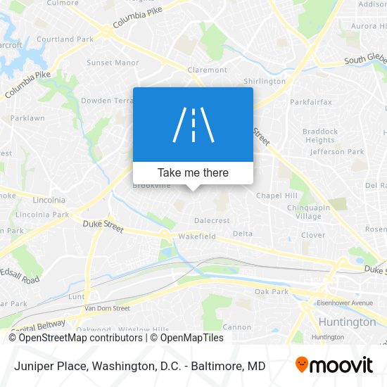 Juniper Place map