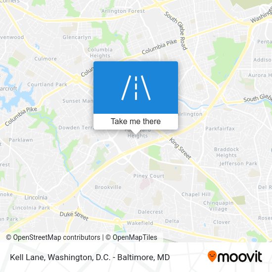 Kell Lane map