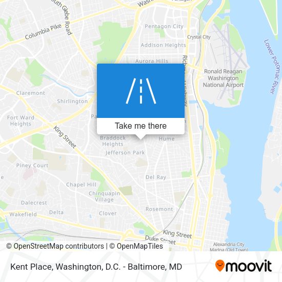 Mapa de Kent Place