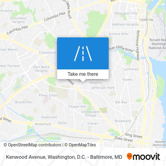 Kenwood Avenue map