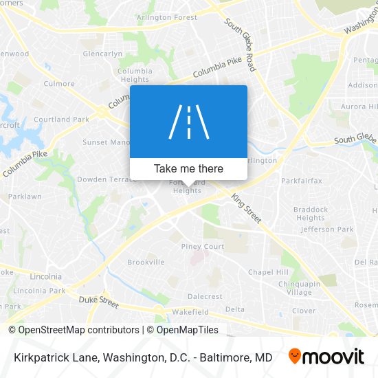 Kirkpatrick Lane map