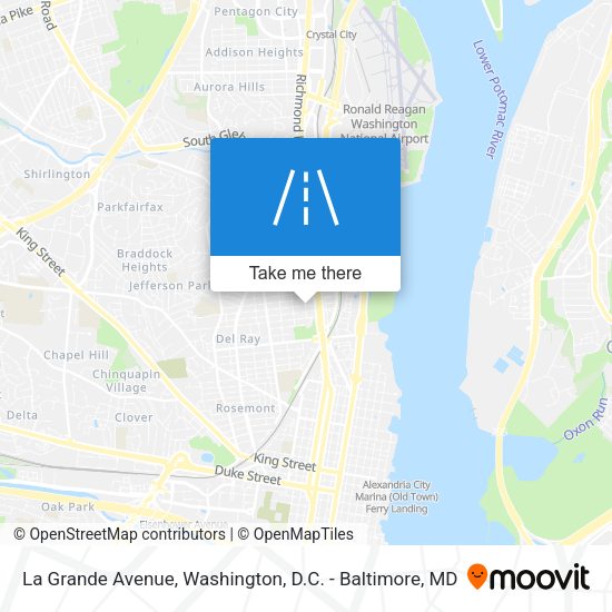 Mapa de La Grande Avenue