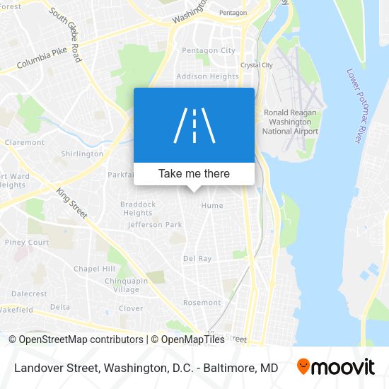 Landover Street map