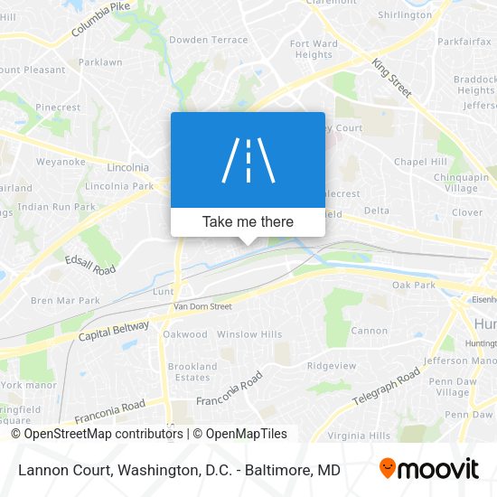 Lannon Court map