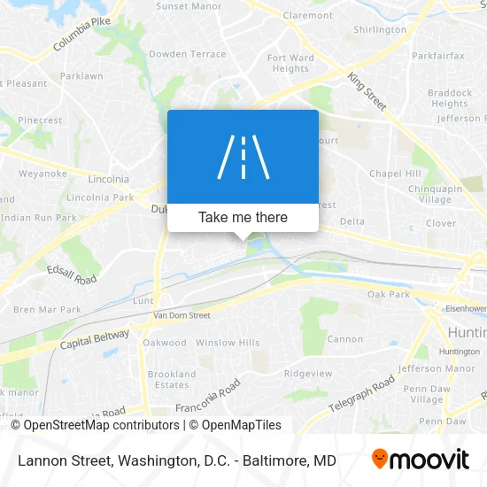 Lannon Street map
