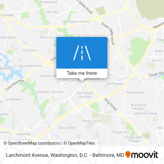 Mapa de Larchmont Avenue