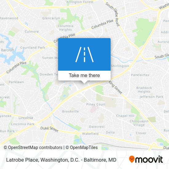 Latrobe Place map