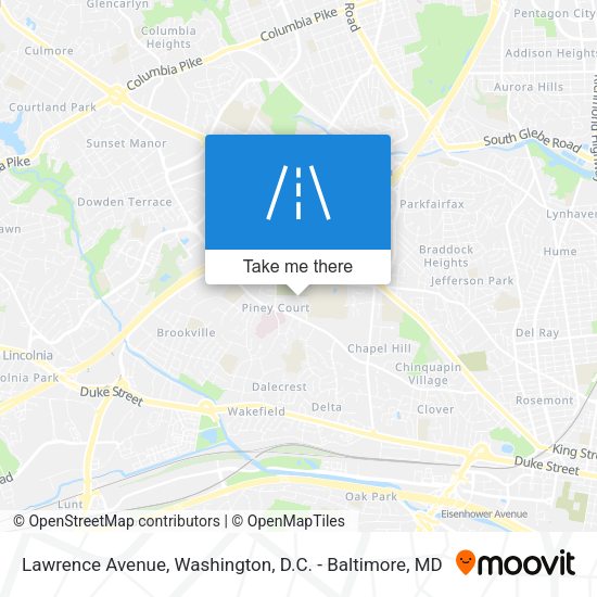 Lawrence Avenue map
