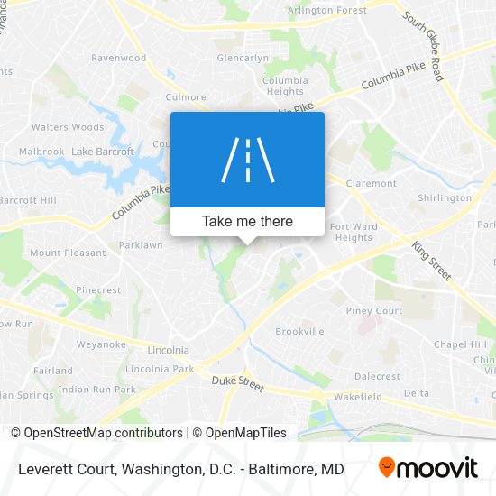 Leverett Court map