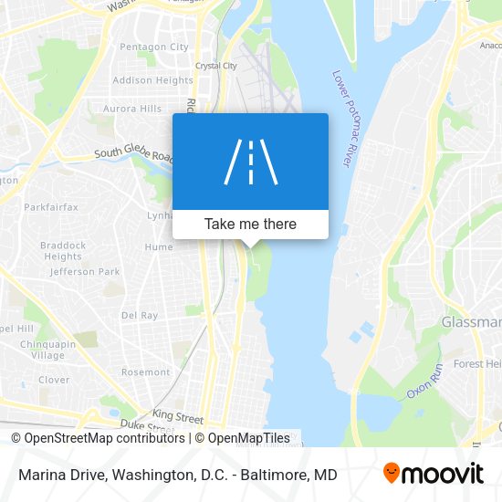 Marina Drive map